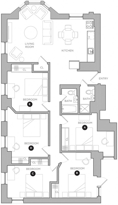 101 S 39th St 1-5 Beds Apartment, Student for Rent - Photo Gallery 53